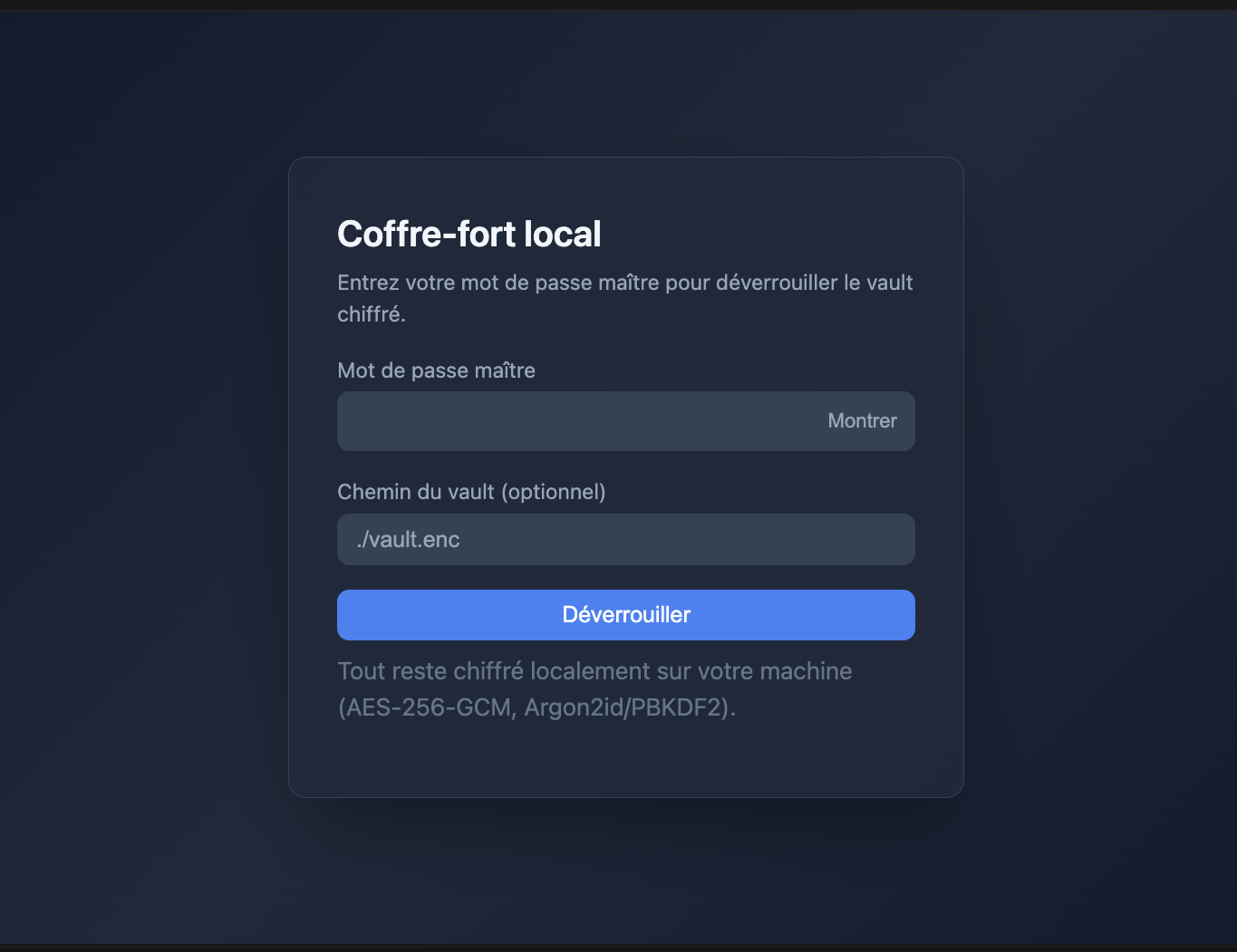 Encrypted Password Manager
